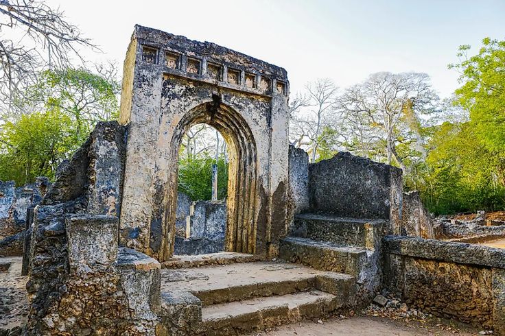 The Ancient Gedi Ruins Of Kenya